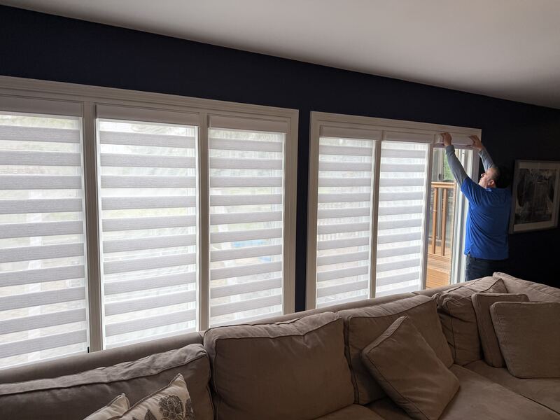 A six-window run finished in one visit - measured, built and fitted by our own team.